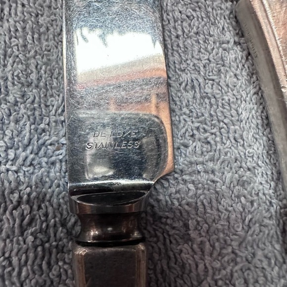 Vintage Oneida Community Plate BIRD OF PARADISE Knife Set - Picture 3 of 5